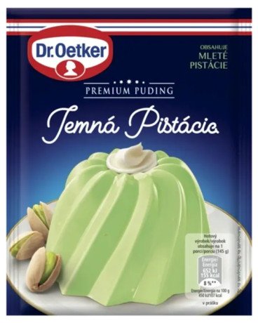 Jemná pistácia (práškový) puding